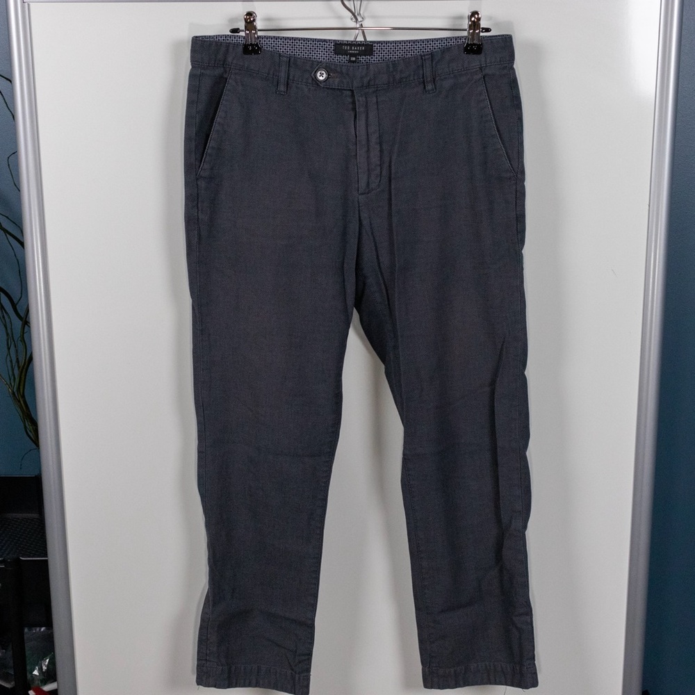 Ted Baker Blue Gray Dress Pants
